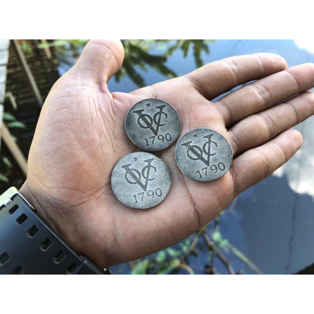 Koin Kuno VOC 1790 Silver Langka