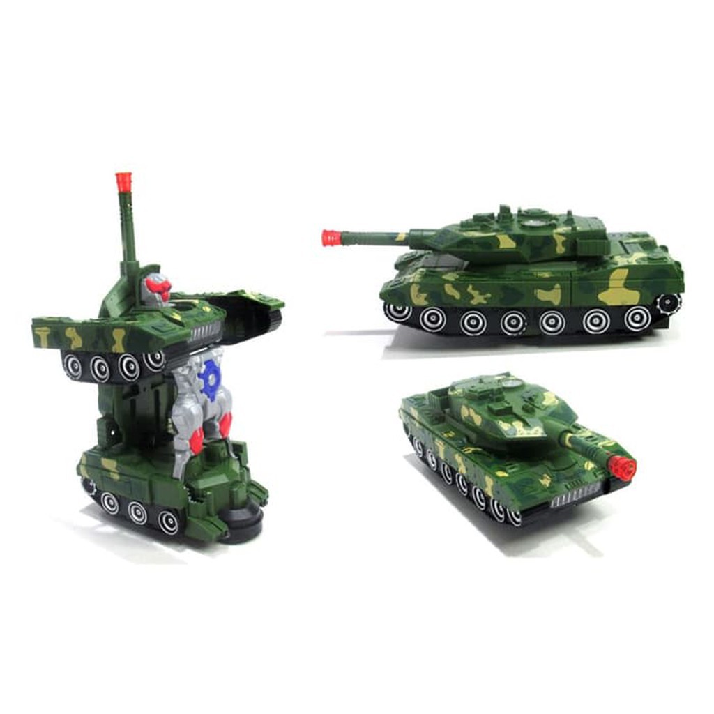 MAINAN MOBIL ROBOT COMBAT WAR TANK DEFORMATION MILITARY WAR TANK