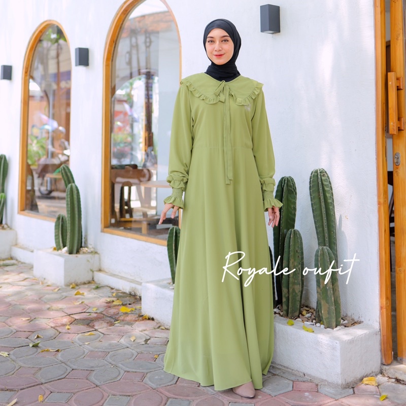 Adinda gamis basic ceruty premium