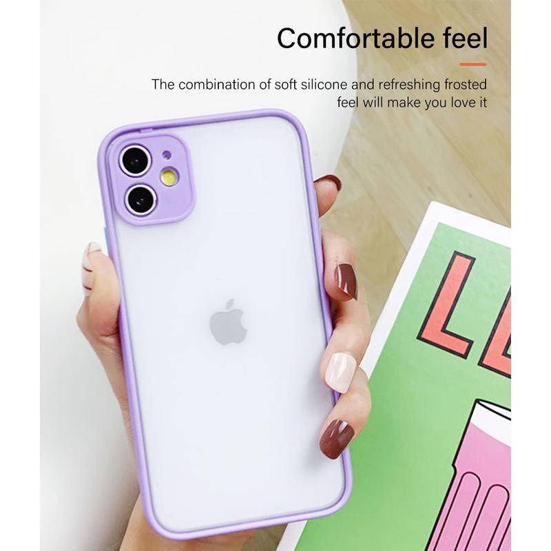 Hard Case Bahan PC Matte Shockproof Untuk iPhone 11 Pro MAX X XS MAX XR 11