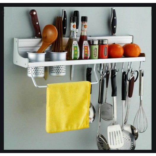 Baguss Rak Dapur / Rak Bumbu/ rak serbaguna bahan aluminium