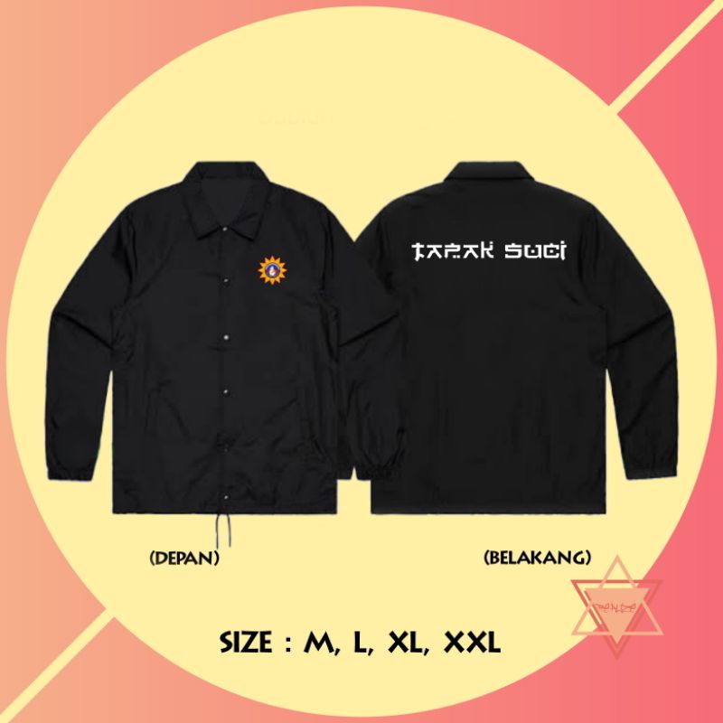 JAKET COACH TAPAK SUCI