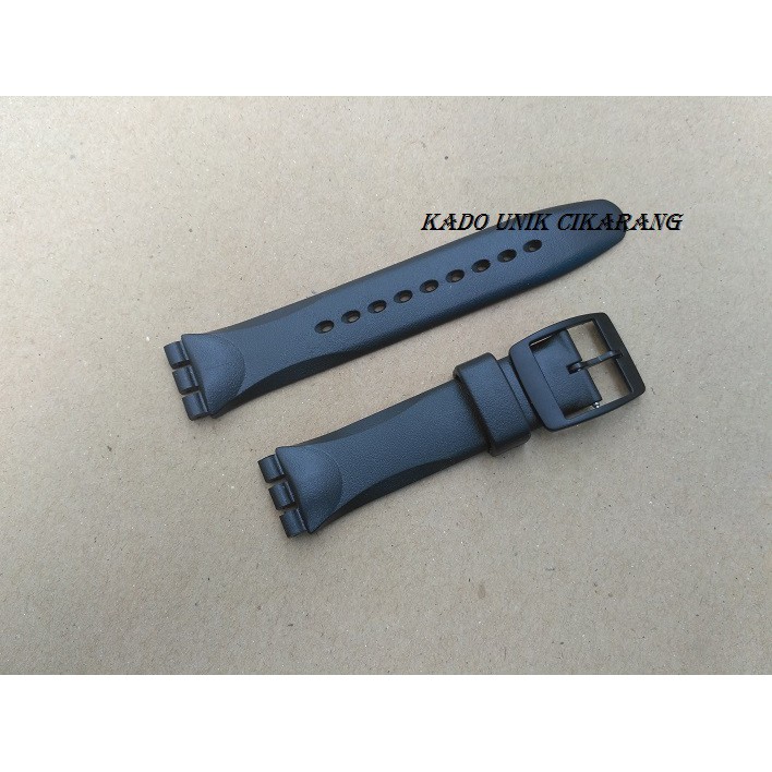 Tali Strap Rubber Untuk Jam Tangan Swatch Irony Aluminium Chronograph AG 1999