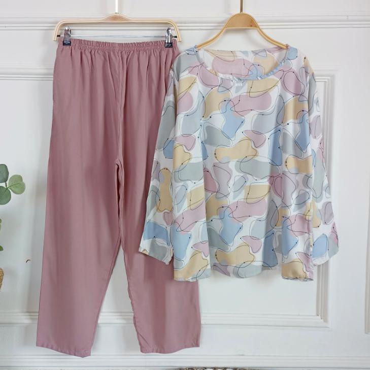 (BOOMING) BABYDOLL MUSLIM PANJANG / BABYDOLL RAYON WANITA DEWASA