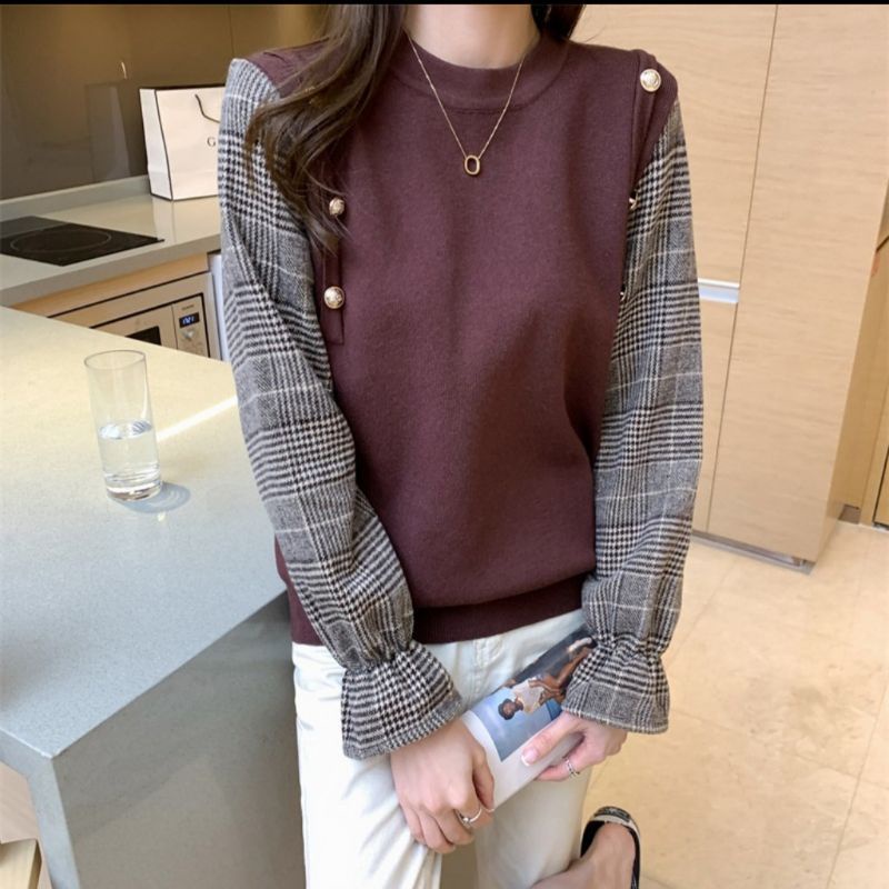 MDLV ~ 0559 VADELINE KNIT TOP // ATASAN RAJUT LENGAN PANJANG // FASHION IMPORT