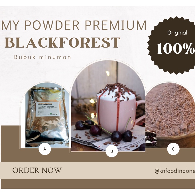 

Powder Minuman Blackforest Premium