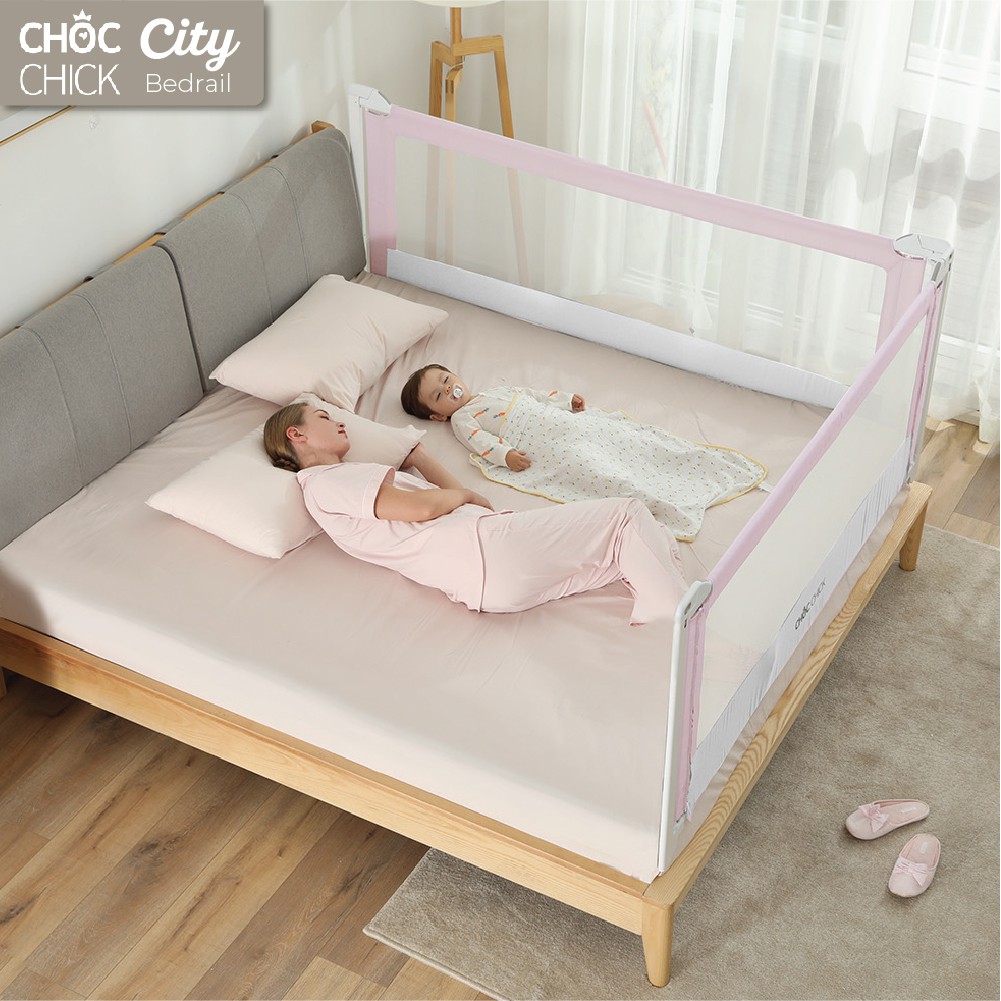 Bedrail Pagar Kasur Choc Chick ⭐️CITY⭐️ [200cm, 180cm, 160cm, 120cm] Strong &amp; Tall Kokoh Kuat