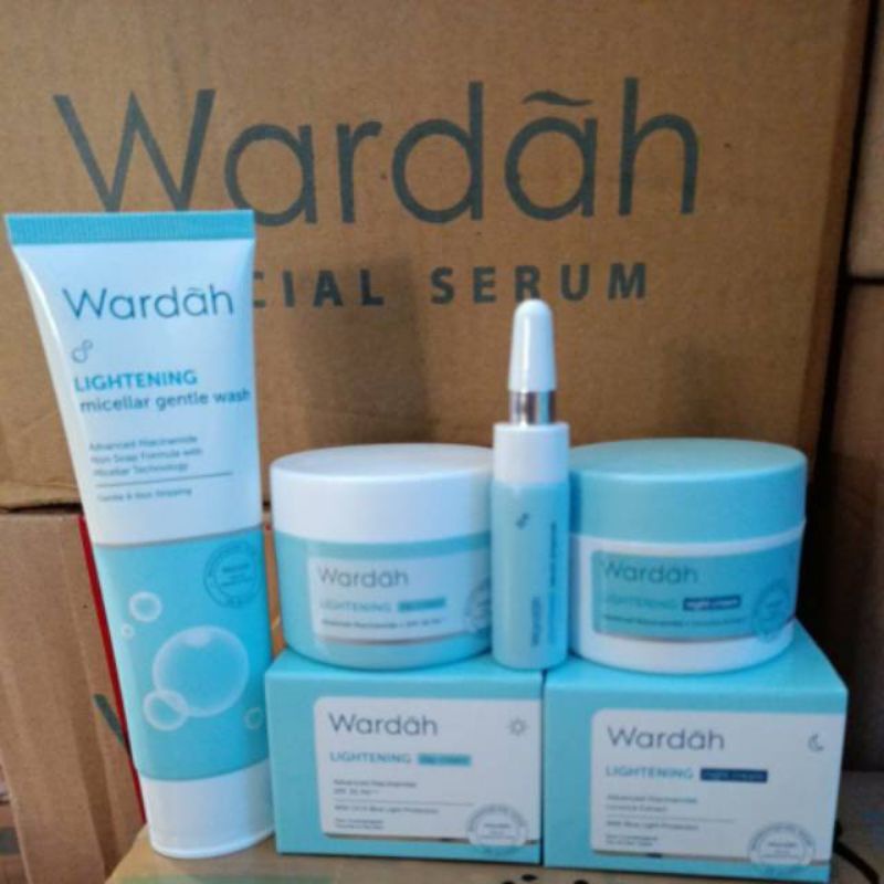 PAKET WARDAH LIGHTENING, produk Asli, ORIGINAL wardah, Rahasia Glowing
