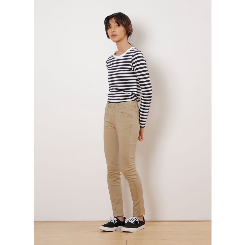 Celana Jeans Wanita - Bobo Tokyo - Earth, Music & Ecology - Hailee Pants Beige