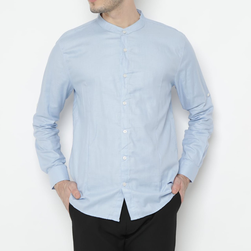 Kemeja Pria Gabriel Long Shirt Cotton Linen Tokai Japan Quways