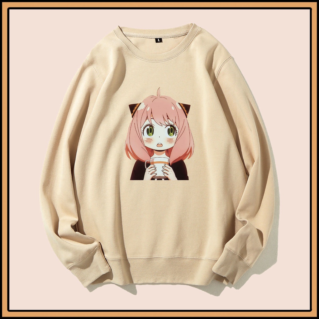 CALVIERO SHOP - BAJU SWEATER WANITA ATASAN CUTE ANIME  SWEATER DEWASA BRAND ANIME SWEATER HODDIE FASHION CITAYEM SCBD FASHION WEEK FASHION VIRAL TIKTOK