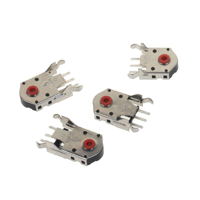 5pcs Kailh Encoder Decoder Mouse Warna Merah Ukuran 7mm / 9mm / 10mm / 11mm Untuk Logitech Razer