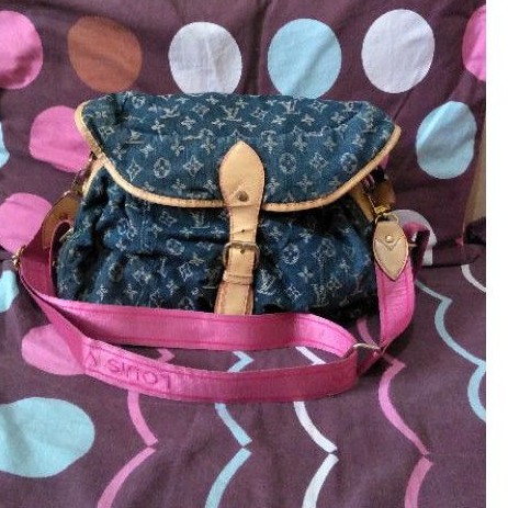 PRELOVED TAS SELEMPANG LV DENIM