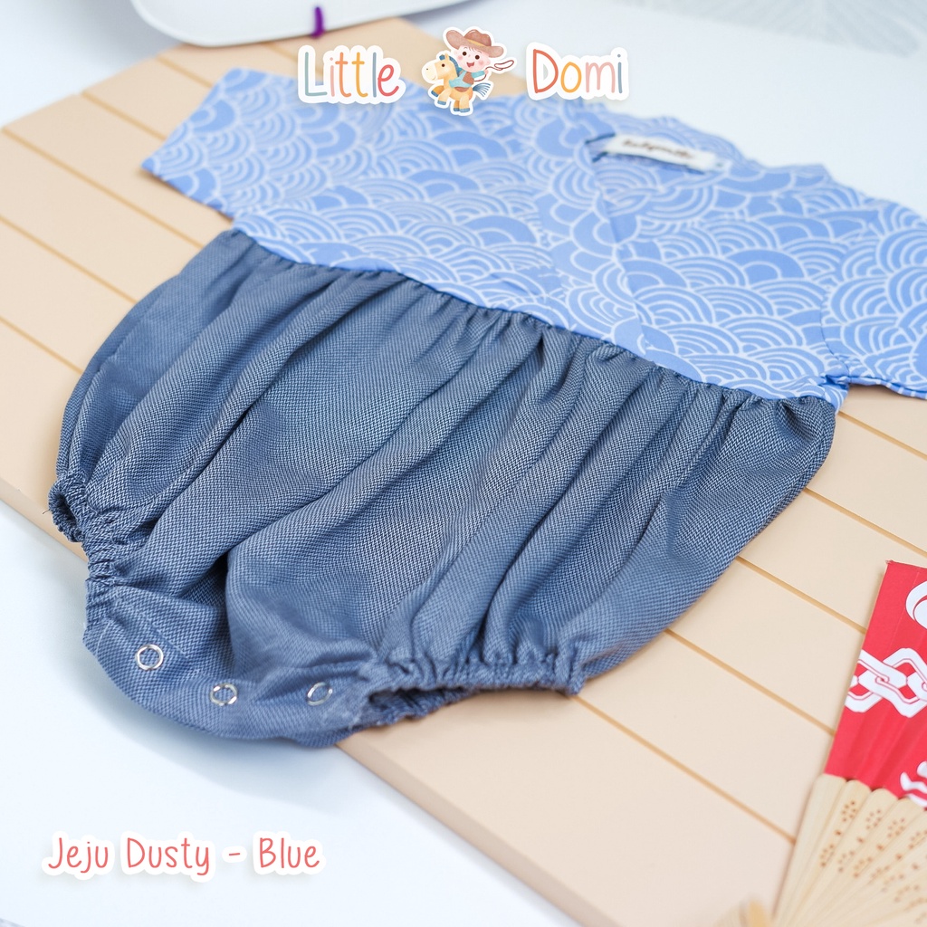 Jeju Dusty Romper Bayi ( Boy/Girl ) - Pakaian Bayi - Kimono Bayi - Jumper Bayi - Little Domi