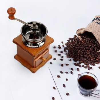[COD] Penggiling dan Pemotong Kopi Manual Retro Replika Mesin Kuno