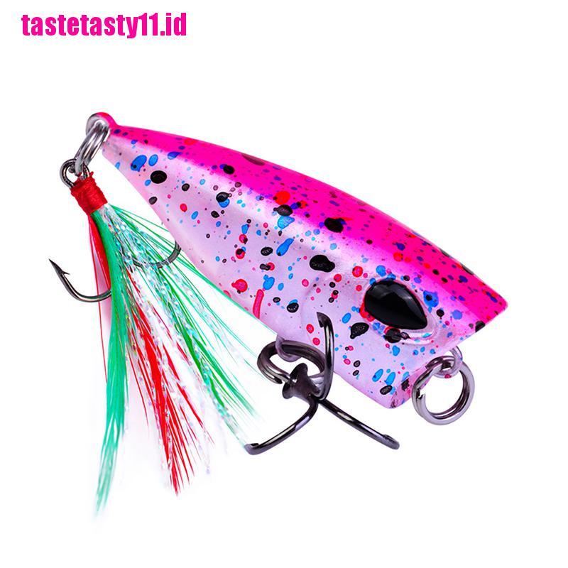 【TTID】4.3cm/4g mini popper lure trout lures ultralight fishing lure topwater Cr