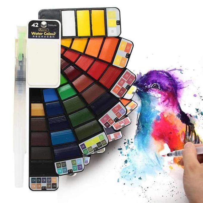 

Superior Solid Watercolor 42clr (ART. 5836)