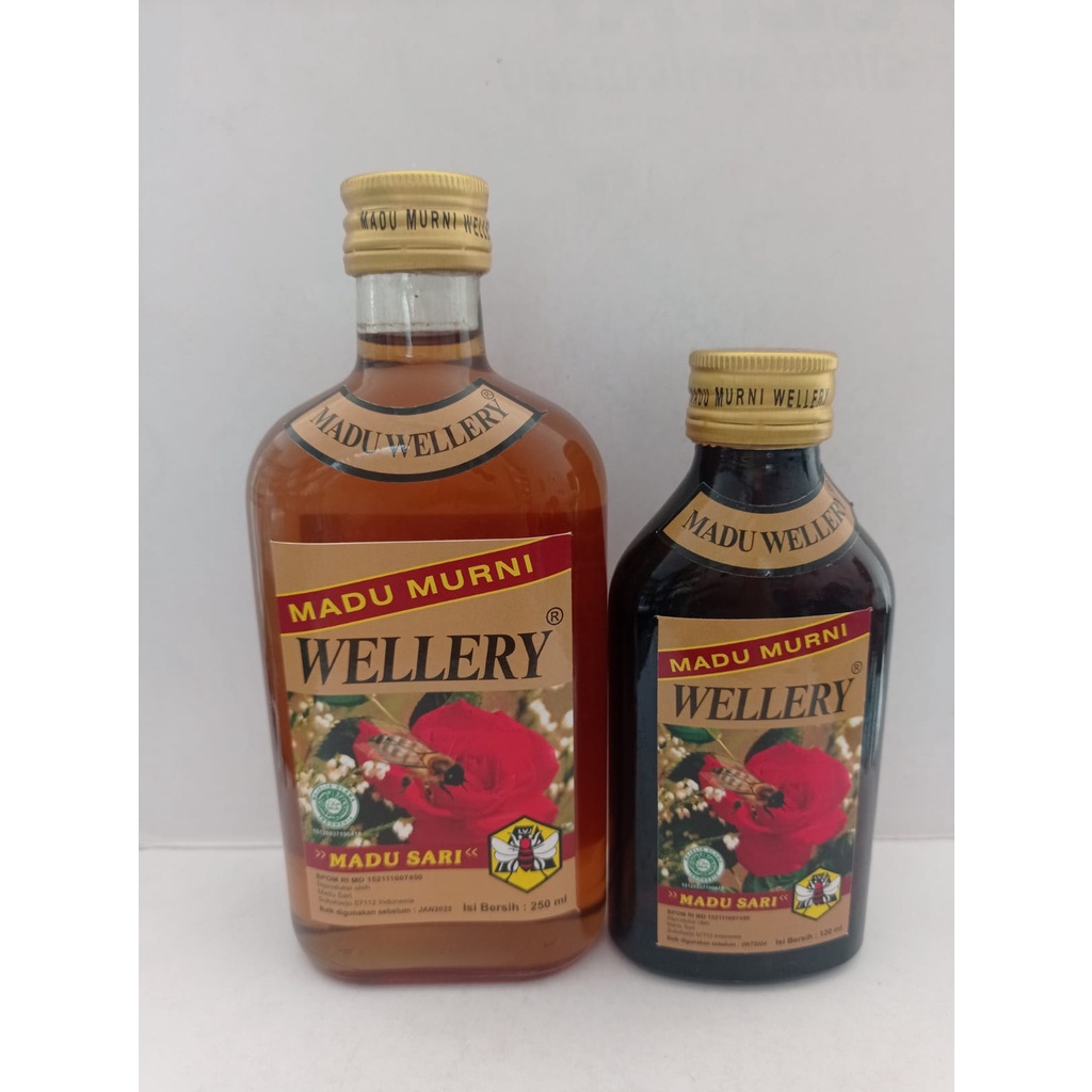 Madu Murni Wellery 120ml dan 250 ML/menjaga stamina tubuh.