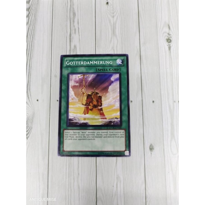 Kartu yugioh original gotterdammerung