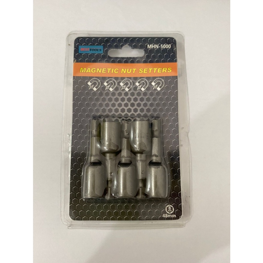 Mata bor kunci shock 8mm x 48mm magnetic socket bit