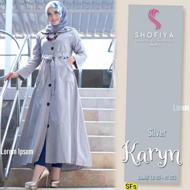 DRESS MUSLIM KARYN by SHOFIYA DRESS MUSLIM MODERN CANTIK