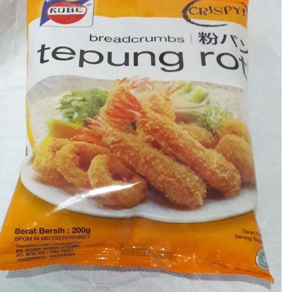 

(PROMO TERBARU) Bread Crumb Kobe Putih | Bread Crumb Putih Kobe | Tepung Roti Kobe Crispy 200 gr |