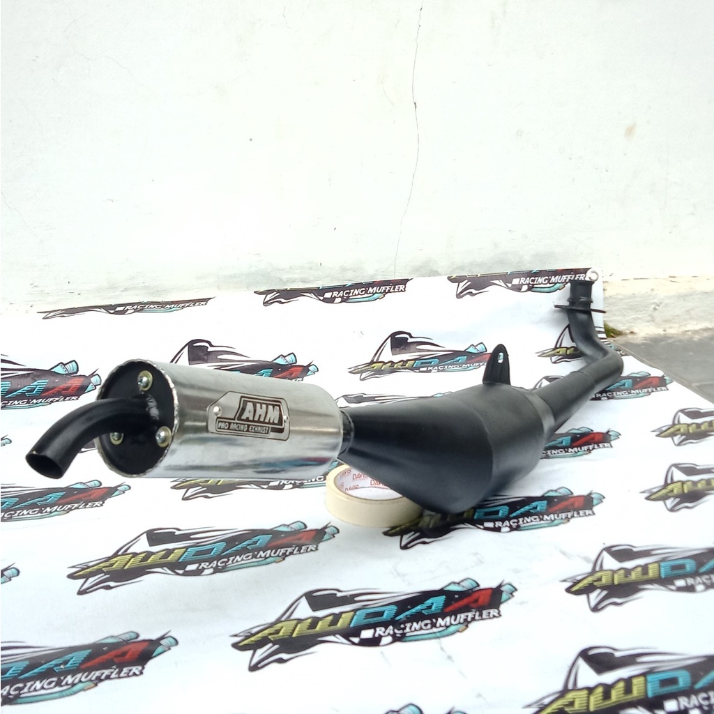 9MERSYYLAYS - KNALPOT FIZ R FIZR AHM HITAM CROM 2 TAK RACING