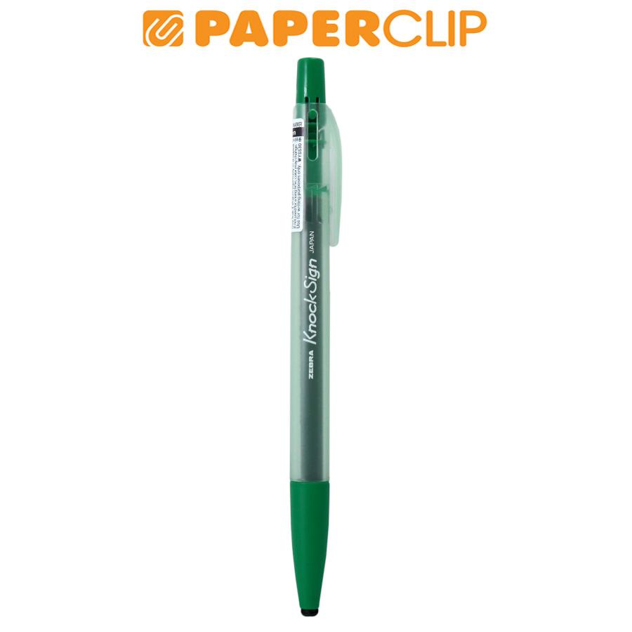 

MARKER ZEBRA KNOCK SIGN FIB GREEN