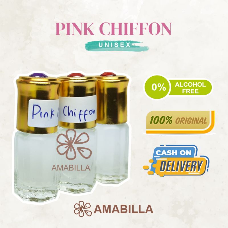 Parfum Aroma PINK CHIFFON Original Non Alkohol 3ml 6ml 12ml Parfum Original Bibit Parfum Murni PINK 