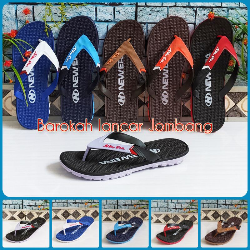 SANDAL JAPIT KARET NEW ERA MB 9967 SIZE 40-44 100% ORIGINAL