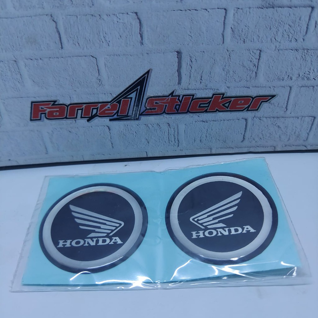 stiker sticker emblem HONDA timbul 4 cm