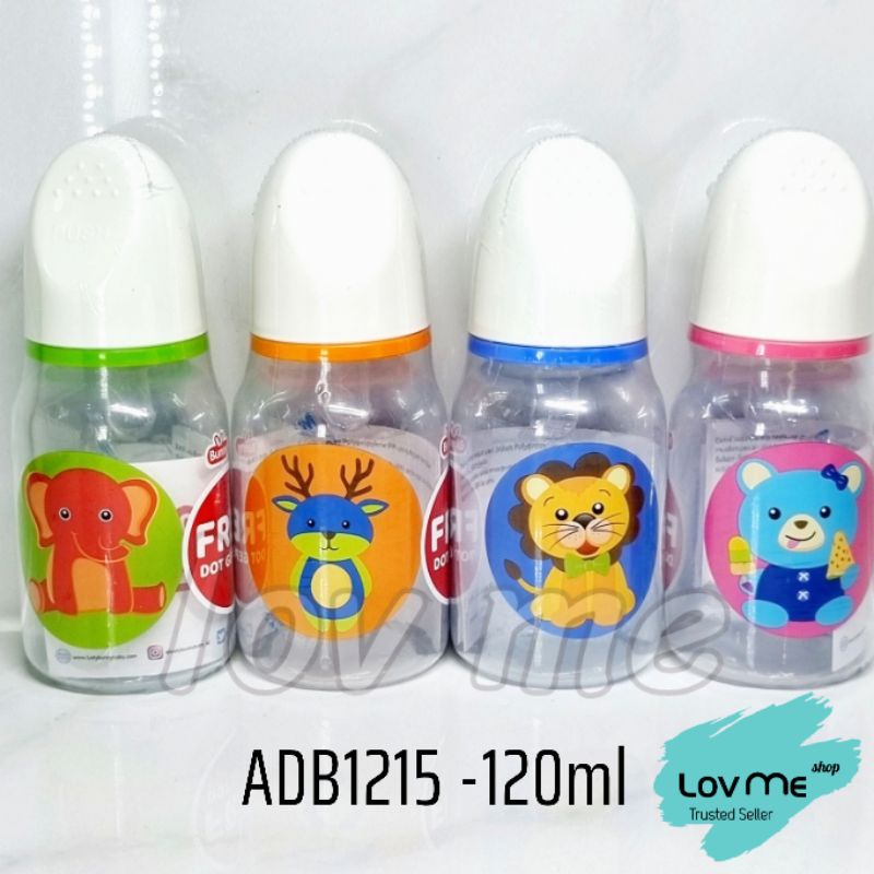 lov me❤️ Lusty Bunny Botol Susu Bayi Reguler dapat 2 dot | dot bulat reguler dan dot gepeng 60ml 125ml 250ml adb6015 adb1215 adb2415