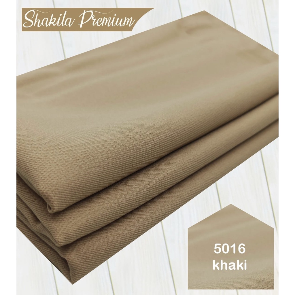 Multi Kain Shakila Shakila sakila sakilla premium lebar 1.5 meter-5016 khaki