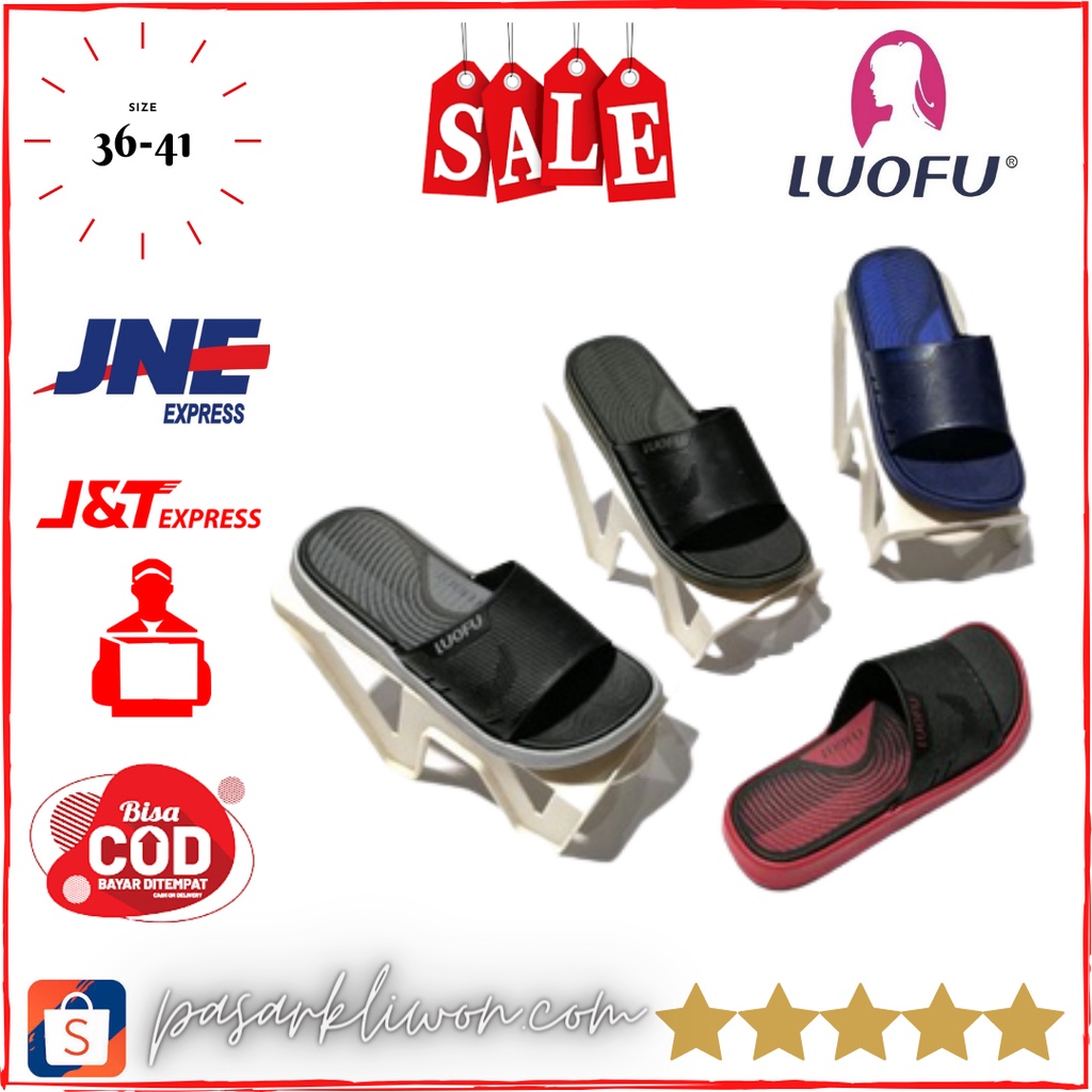 Sandal Terbaru LUOFU E 6143 - A12S Sendal selop anak laki tanggung