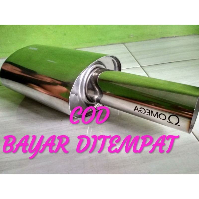 knalpot mobil omega bass kering