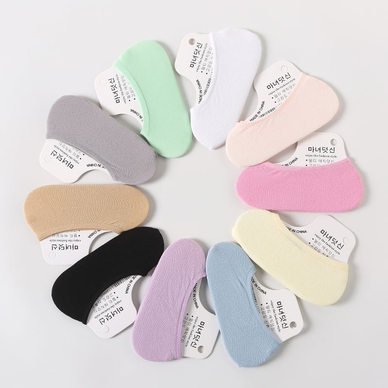 MURMURE.ID | KAOS KAKI HIDDEN SOCKS PRIA WANITA POLOS BAHAN BREATHABLE KAOSKAKI PENDEK CS037-2
