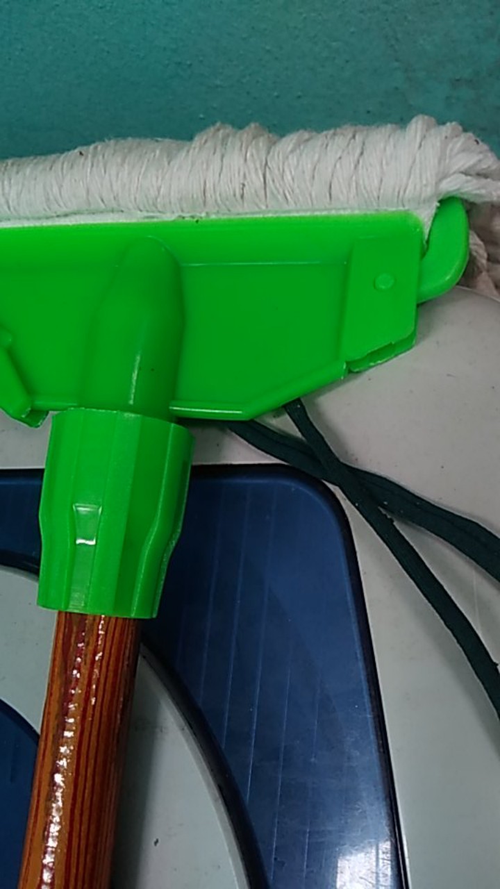 Pel Lantai Jepit Amerika Kain Katun Pel Lantai Gagang