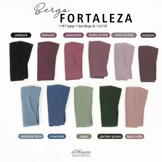 HIjab  Jilbab  Bergo Basic Fortaleza Alhauraa - Al-Hauraa - Alhaura