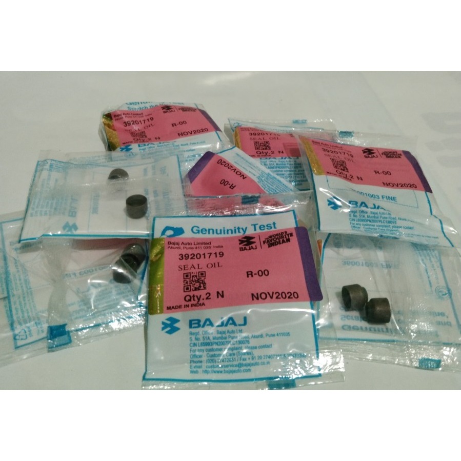 SEAL KLEP SET BAJAJ PULSAR 135 180 UG3 UG4 NS200 220 ASLI ORIGINAL