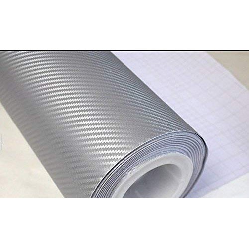 Type Sticker Carbon Strip Pelindung Body Mobil Karbon Chorme Fleksibel Serba Guna (45Cm X 1M)