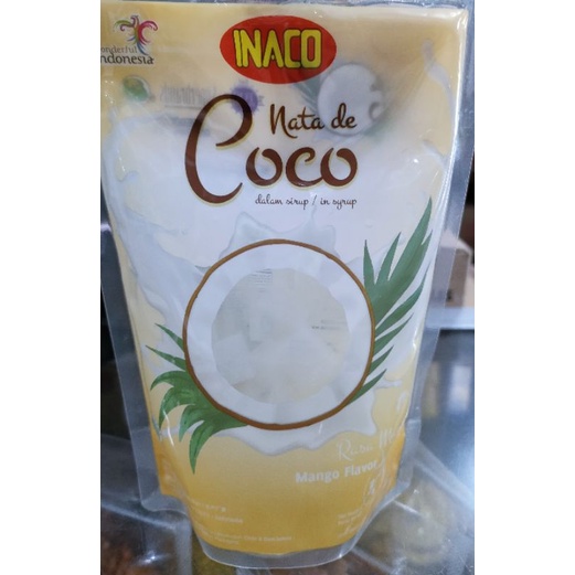 Inaco Nata de Coco in Syrup berisi 2x 360 gr