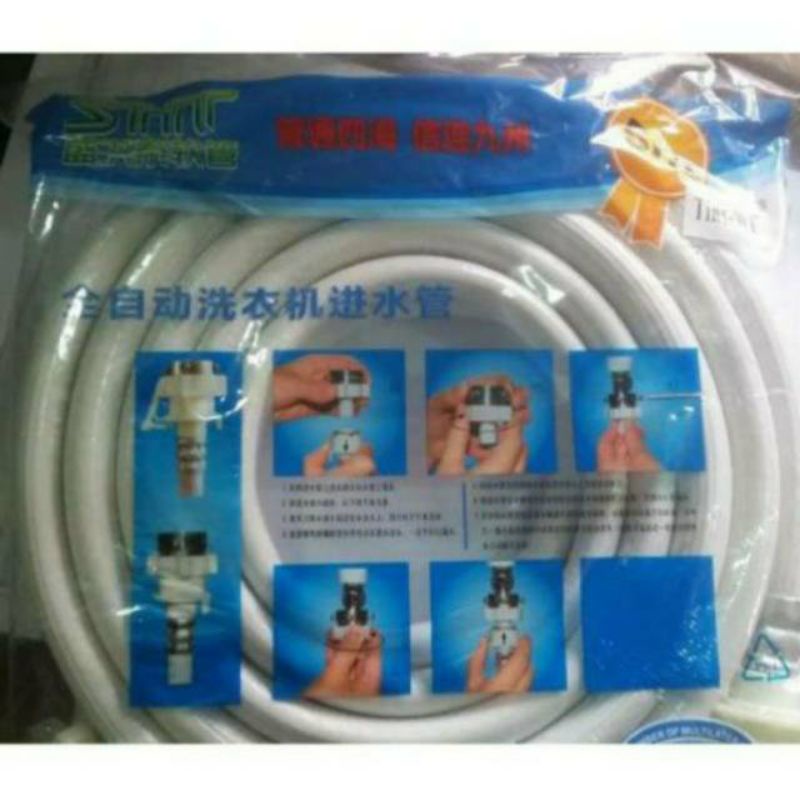 Selang Mesin Cuci, 2 , 3 &amp; 5  Inled, Inlet, Selang Pemasukan Air Umum Multi