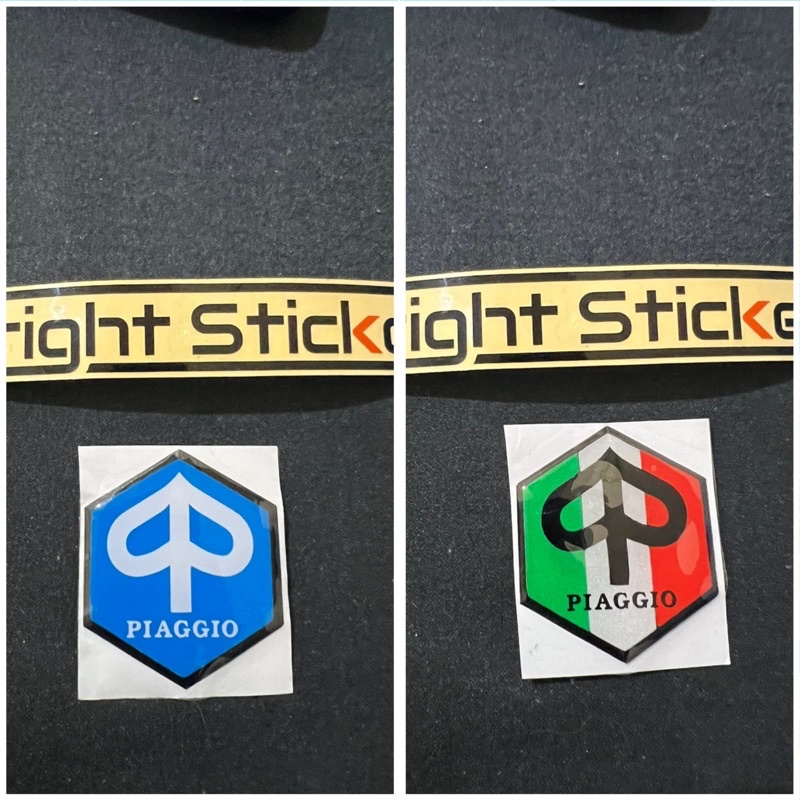 STICKER EMBLEM PIAGGIO TIMBUL 3D