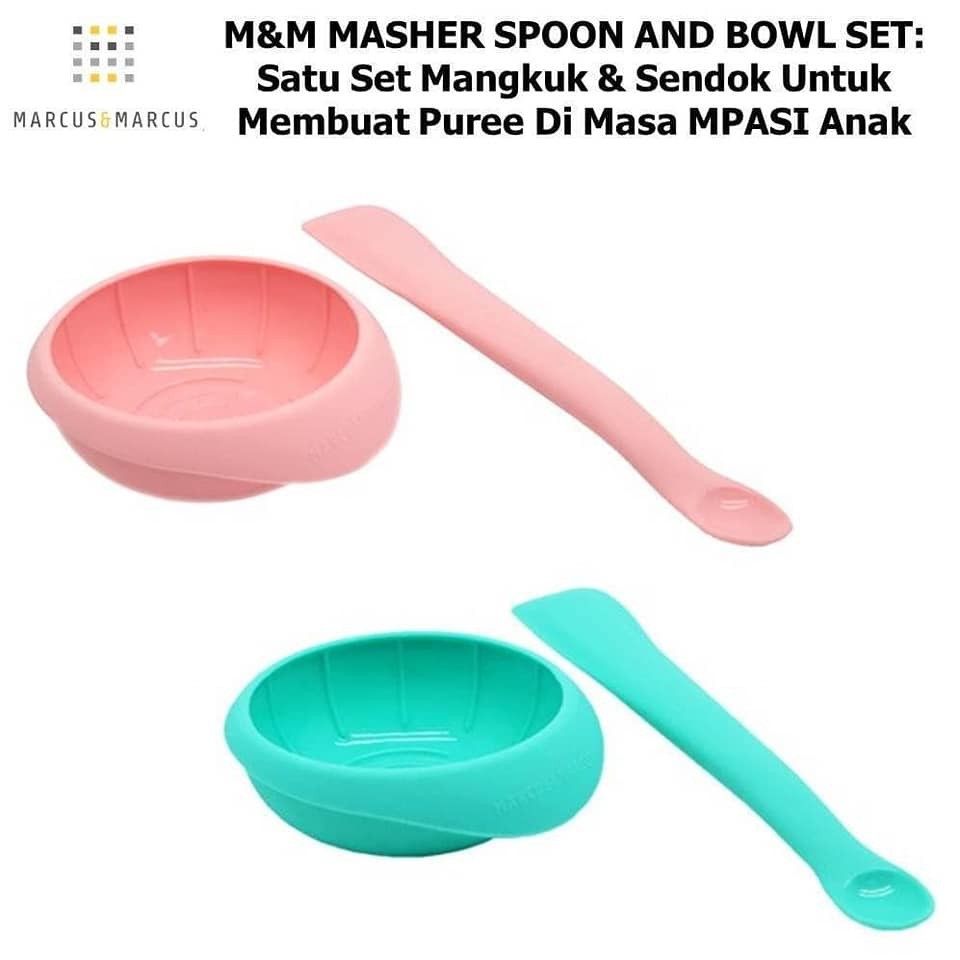 Marcus &amp; Marcus Masher spoon &amp; bowl set