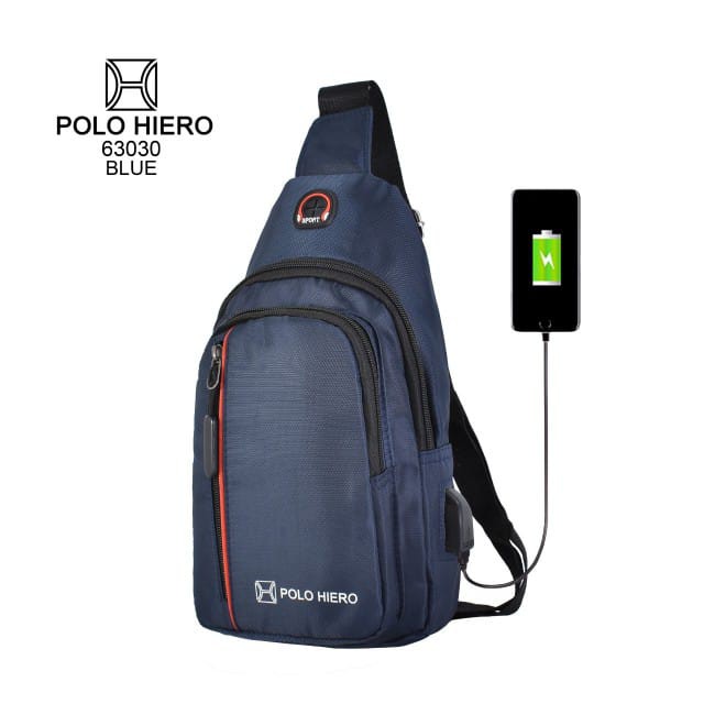 Tas Selempang Pria Original Polo Heiro 63030 New Arrival Bagus