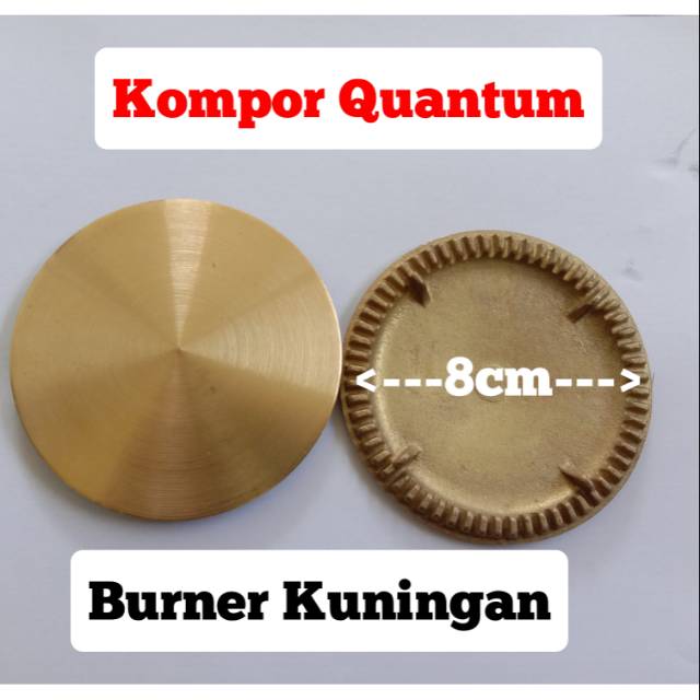 BURNER KUNINGAN KOMPOR GAS QUANTUM 8CM TUNGKU API