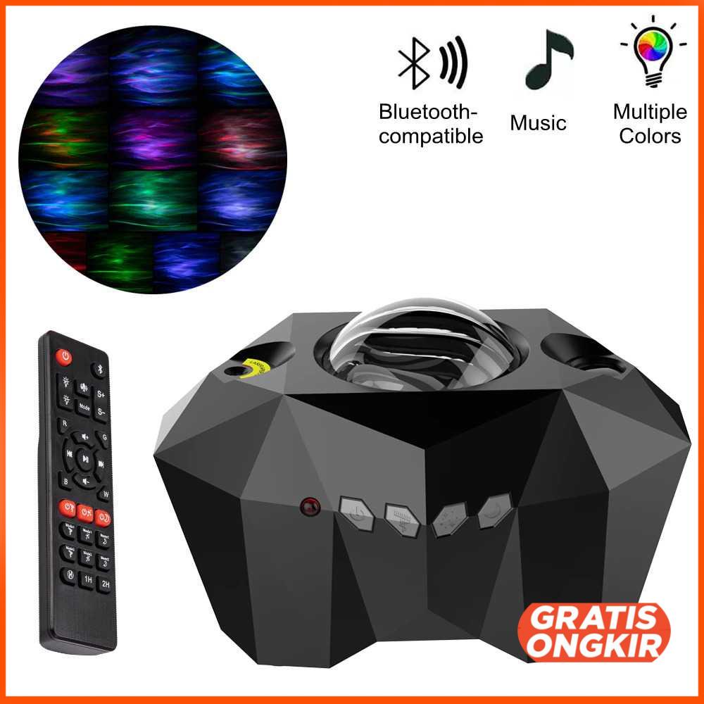 Lampu Proyektor Tidur Starry Sky Bluetooth Speaker - AC6923