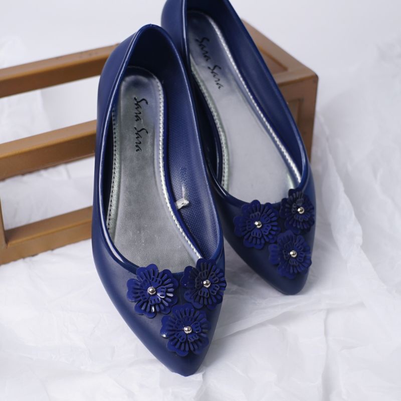 sara sara cantika flat shoes jelly/ sepatu jelly sara sara cantika