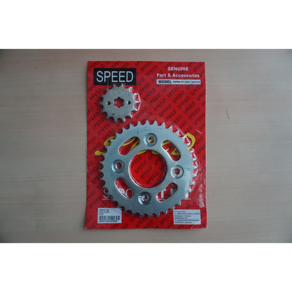 Gear Paket Motor Supra Fit Gear Depan Belakang Gearset