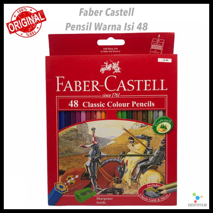 

Pensil Warna Faber Castell 48 Classic Colour Pencils
